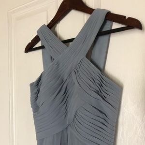 Azazie Dusty Blue dress